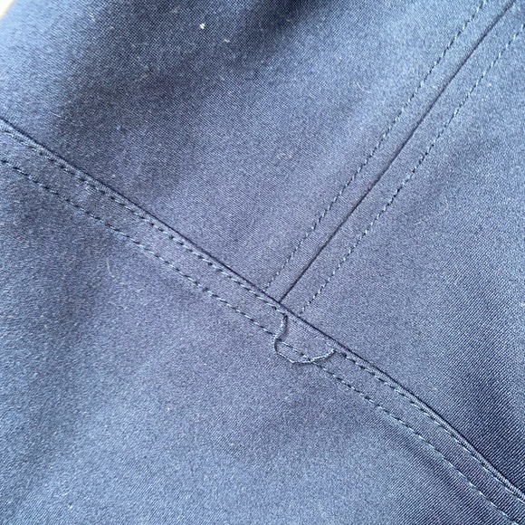 Madewell Snap Button A-Line Mini Skirt - Women | Color: Blue | Size: 4 - Picture 4 of 7